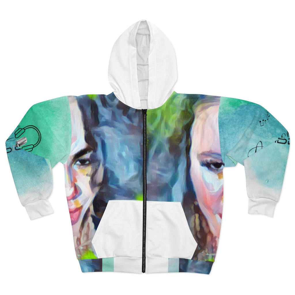 Carol Riddick Zip Hoodie