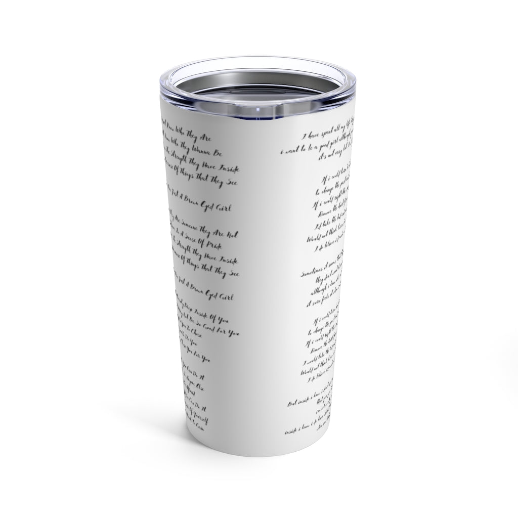 Carol Riddick "Lyrics" Tumbler