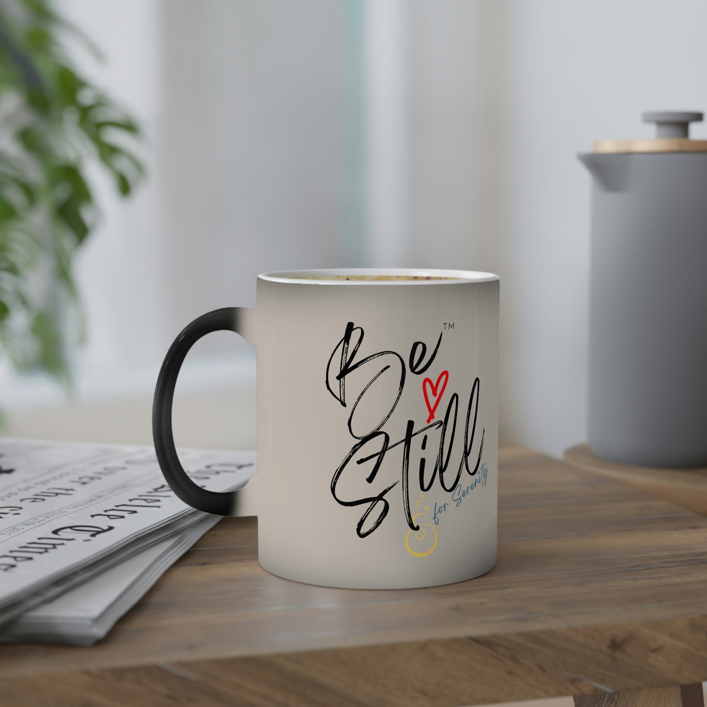 "Be Still for Serenity" Color-Changing Mug