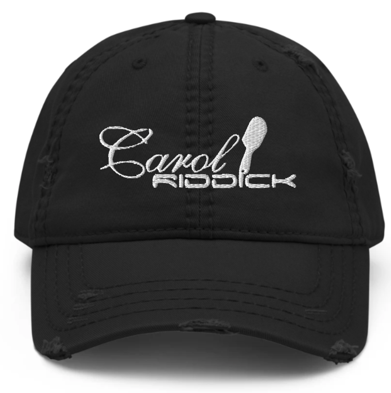 Carol Riddick Distressed Baseball Cap