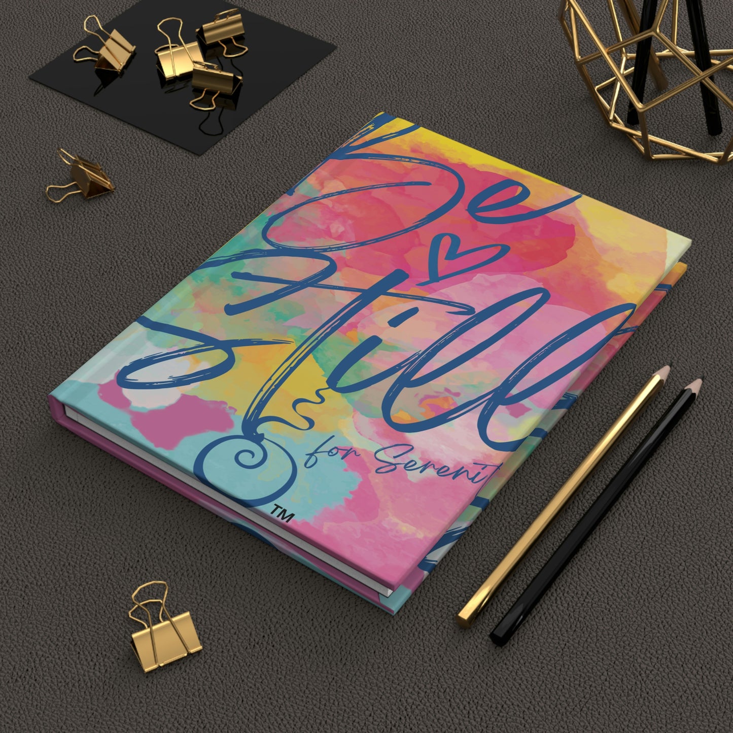 "Be Still for Serenity" Hardcover Matte Journal (wrap around)