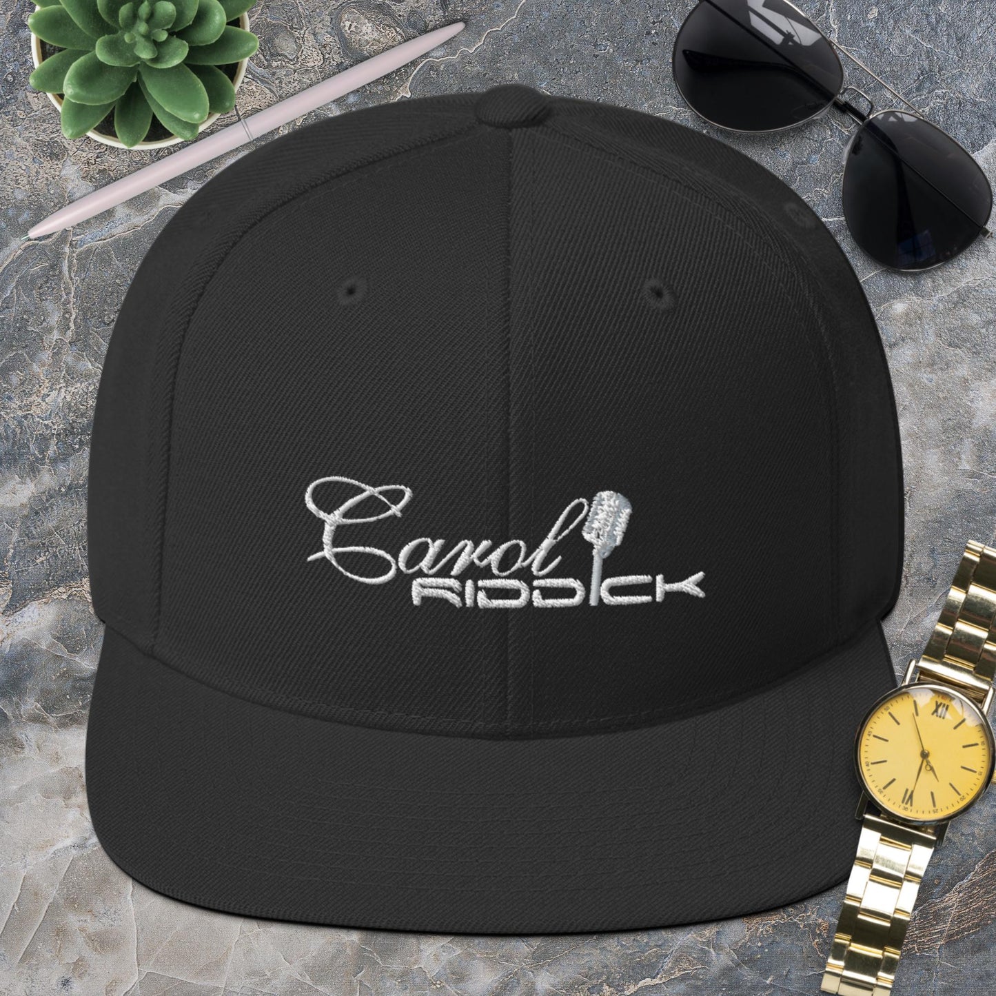 Carol Riddick Signature Snapback Hat (Light Accent)