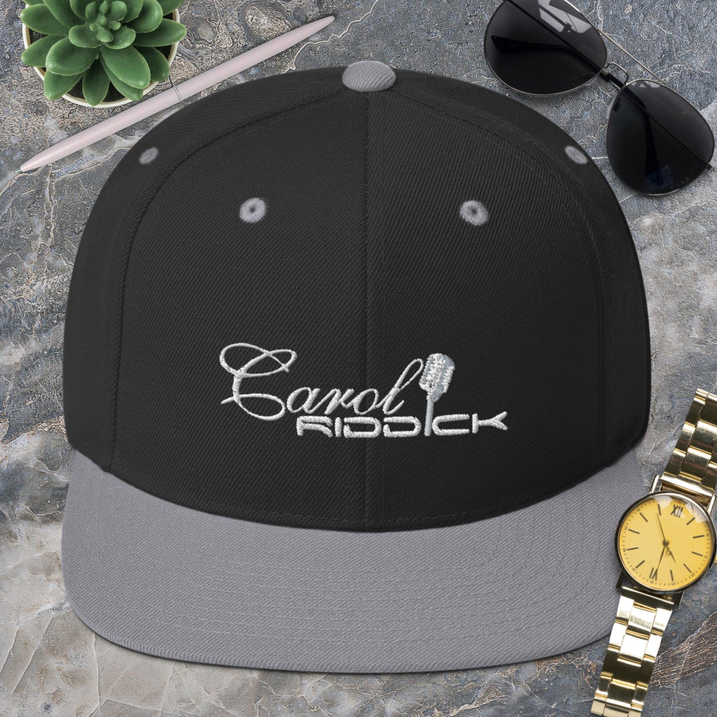 Carol Riddick Signature Snapback Hat (Light Accent)