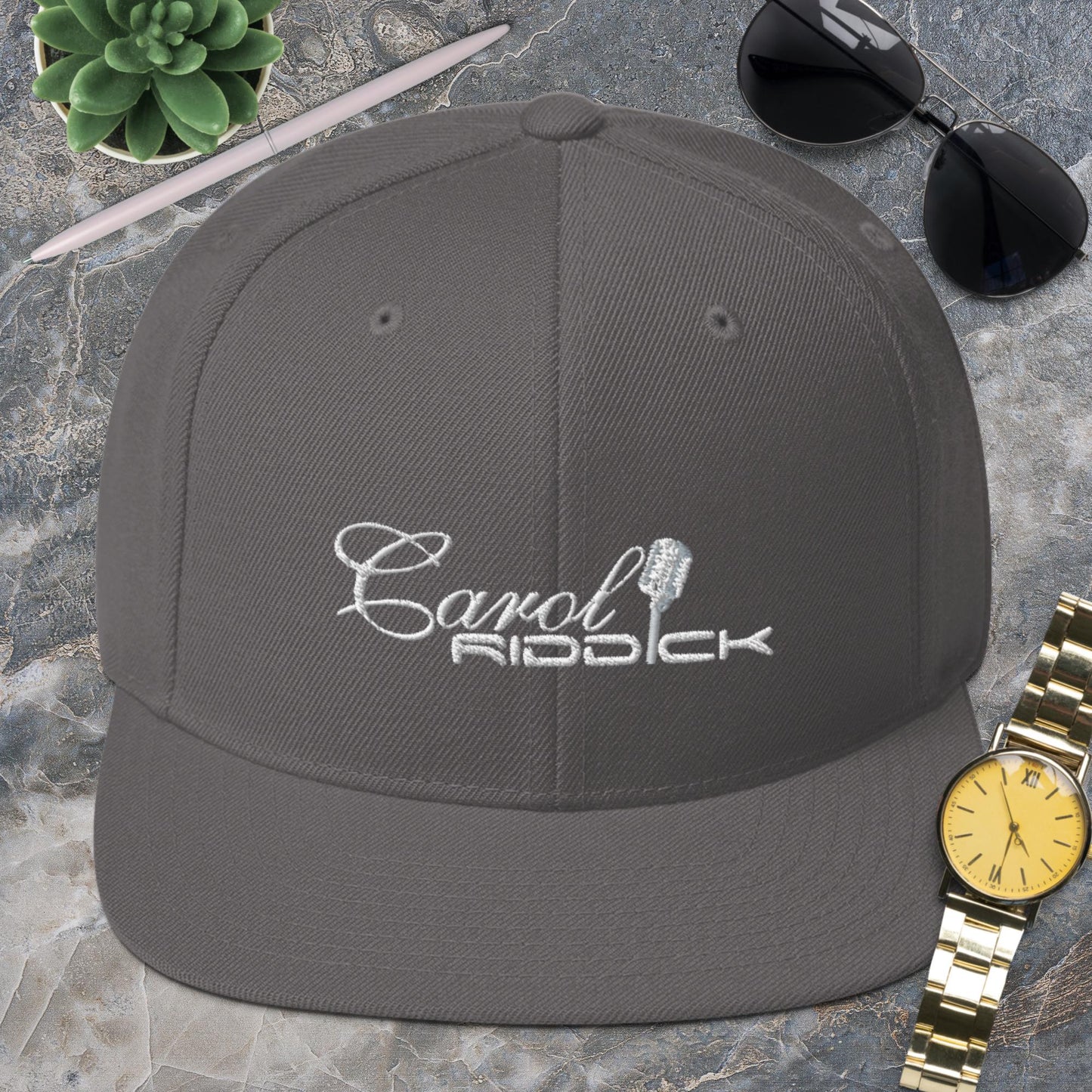 Carol Riddick Signature Snapback Hat (Light Accent)