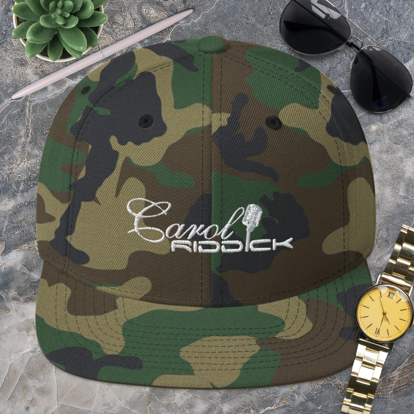 Carol Riddick Signature Snapback Hat (Light Accent)