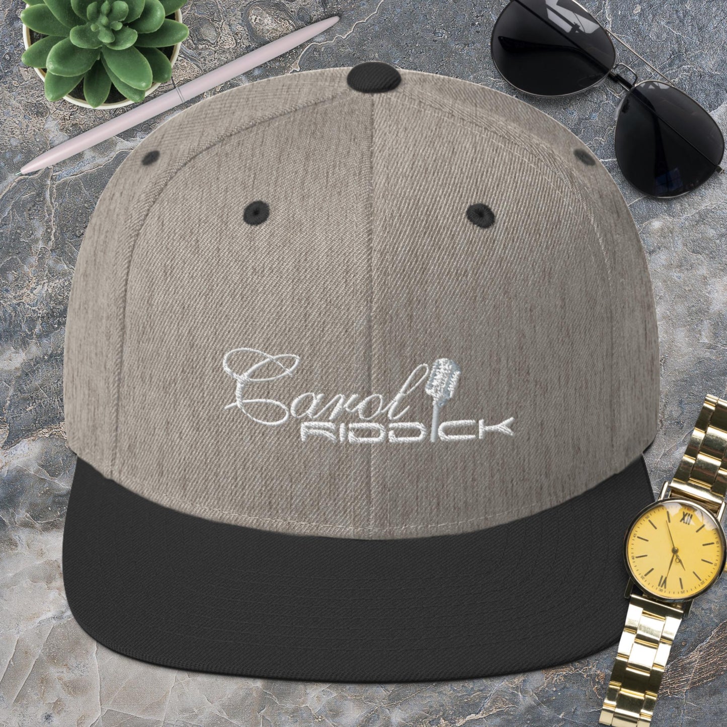 Carol Riddick Signature Snapback Hat (Light Accent)