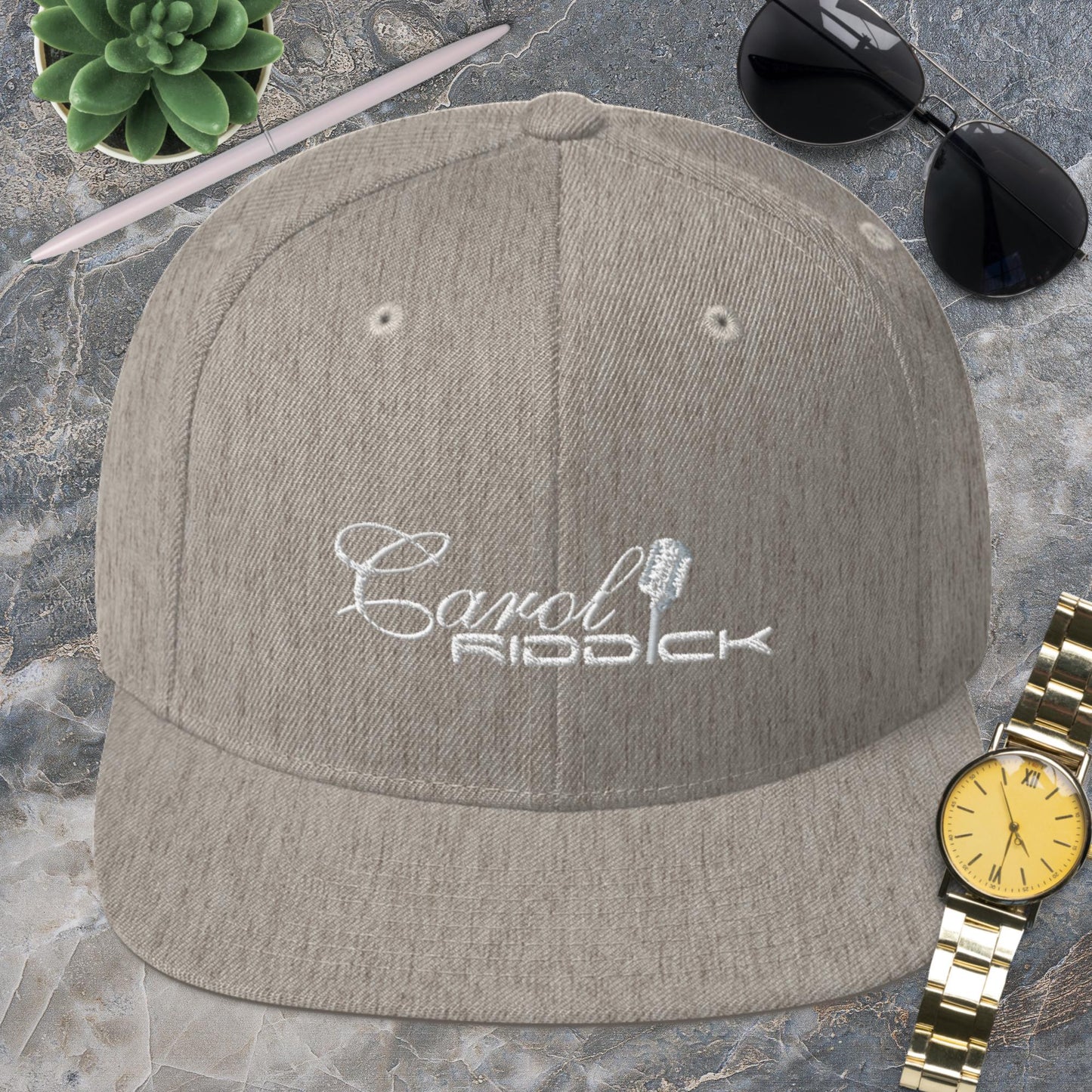 Carol Riddick Signature Snapback Hat (Light Accent)