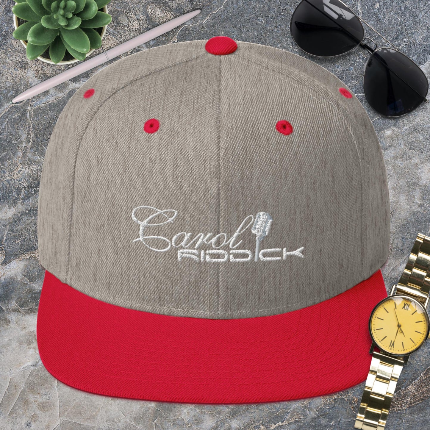 Carol Riddick Signature Snapback Hat (Light Accent)