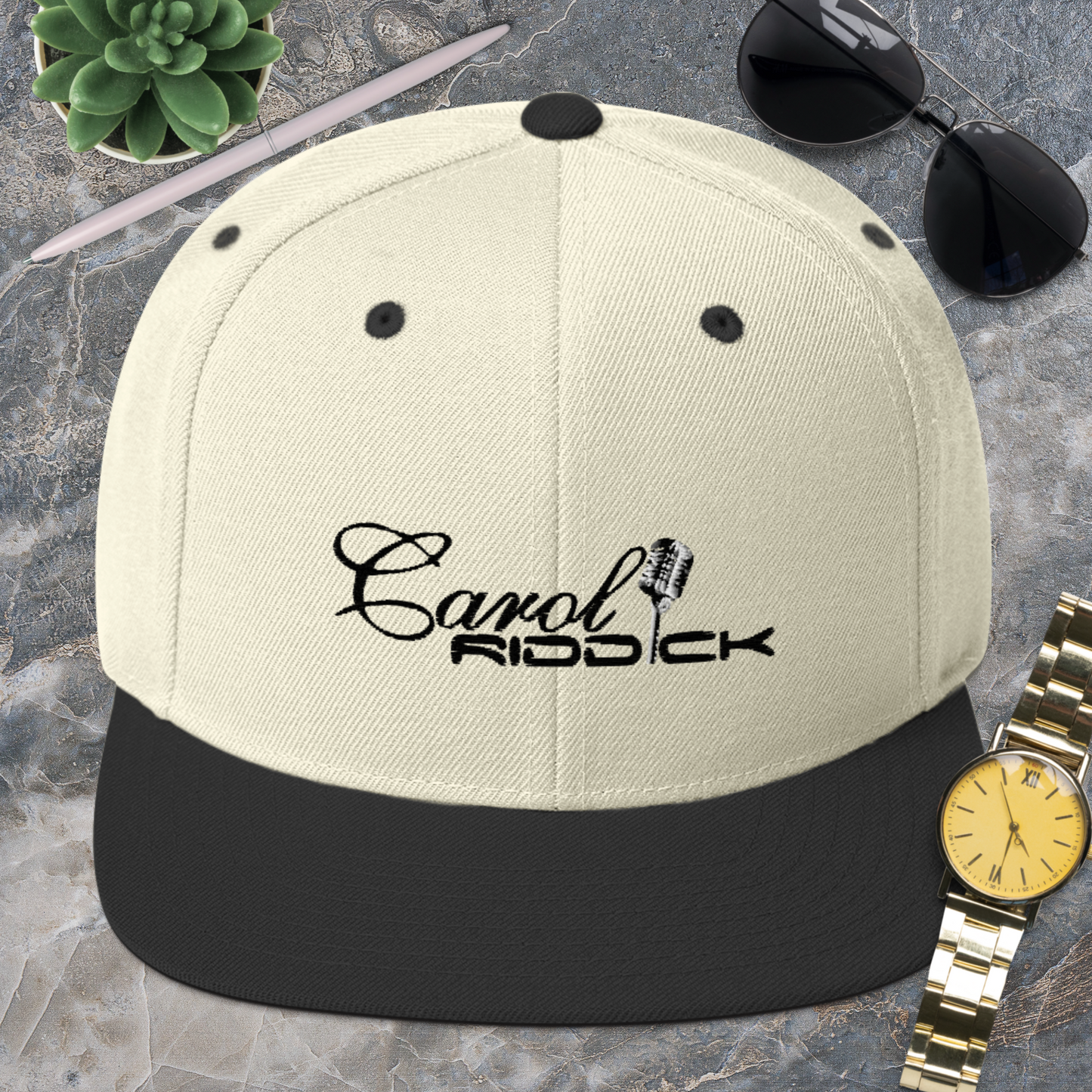 Carol Riddick Signature Snapback Hat (Dark Accent)