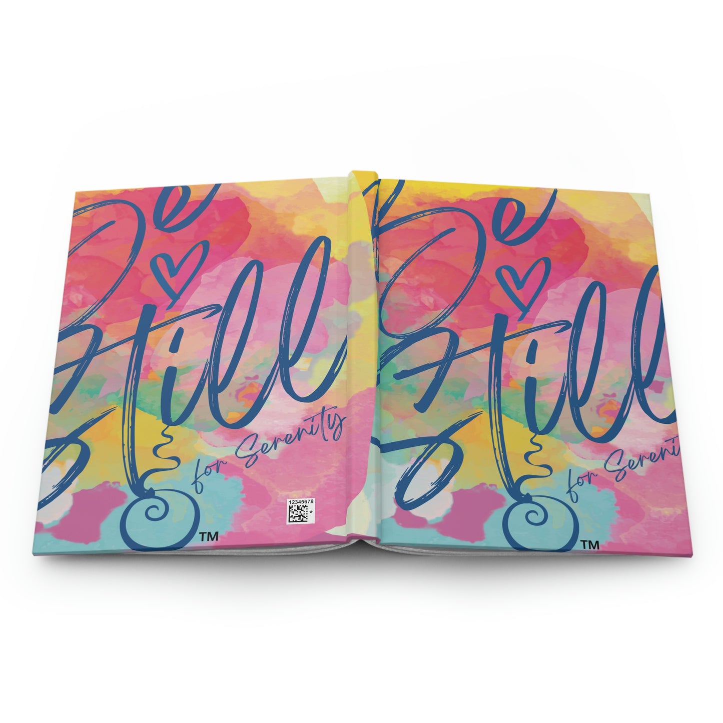 "Be Still for Serenity" Hardcover Matte Journal (wrap around)