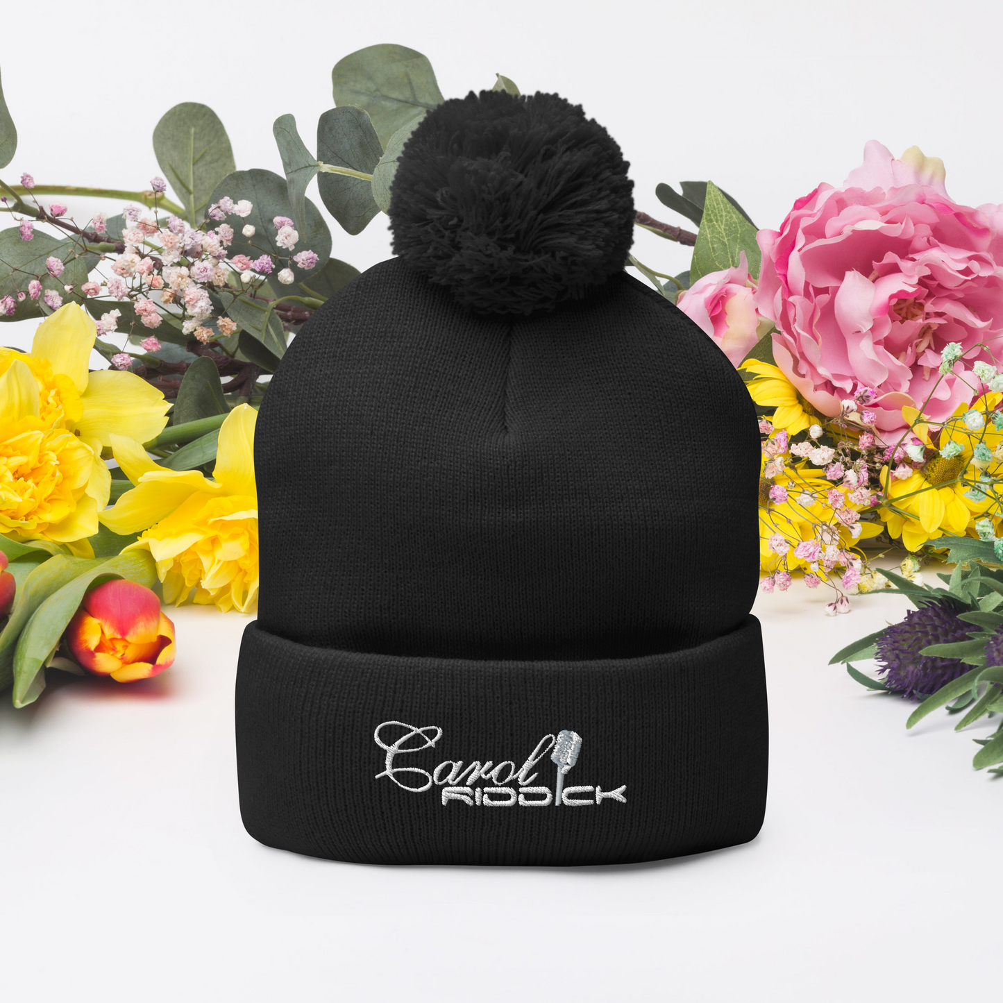 Carol Riddick Pom-Pom Beanie