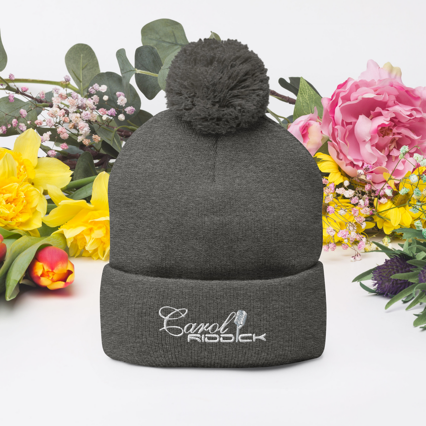 Carol Riddick Pom-Pom Beanie