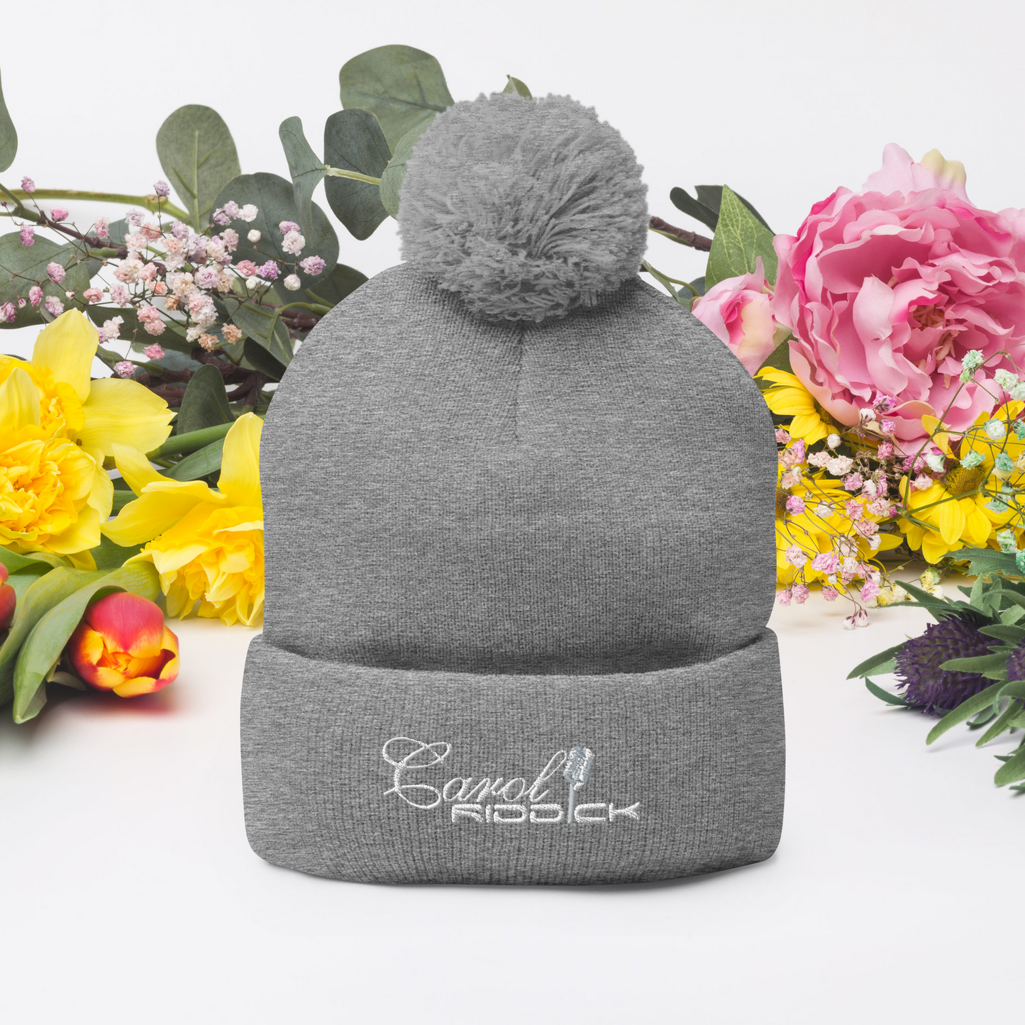 Carol Riddick Pom-Pom Beanie