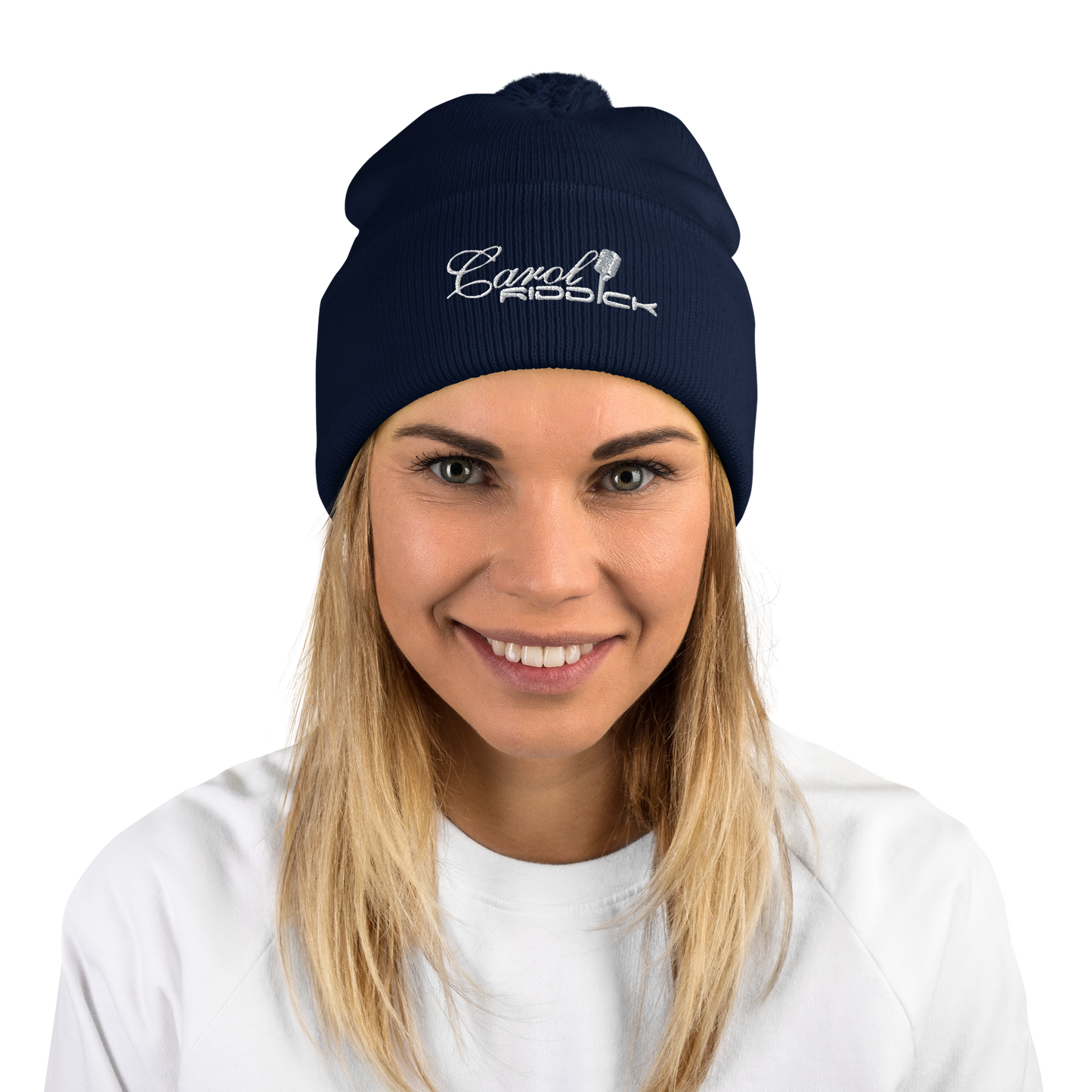 Carol Riddick Pom-Pom Beanie