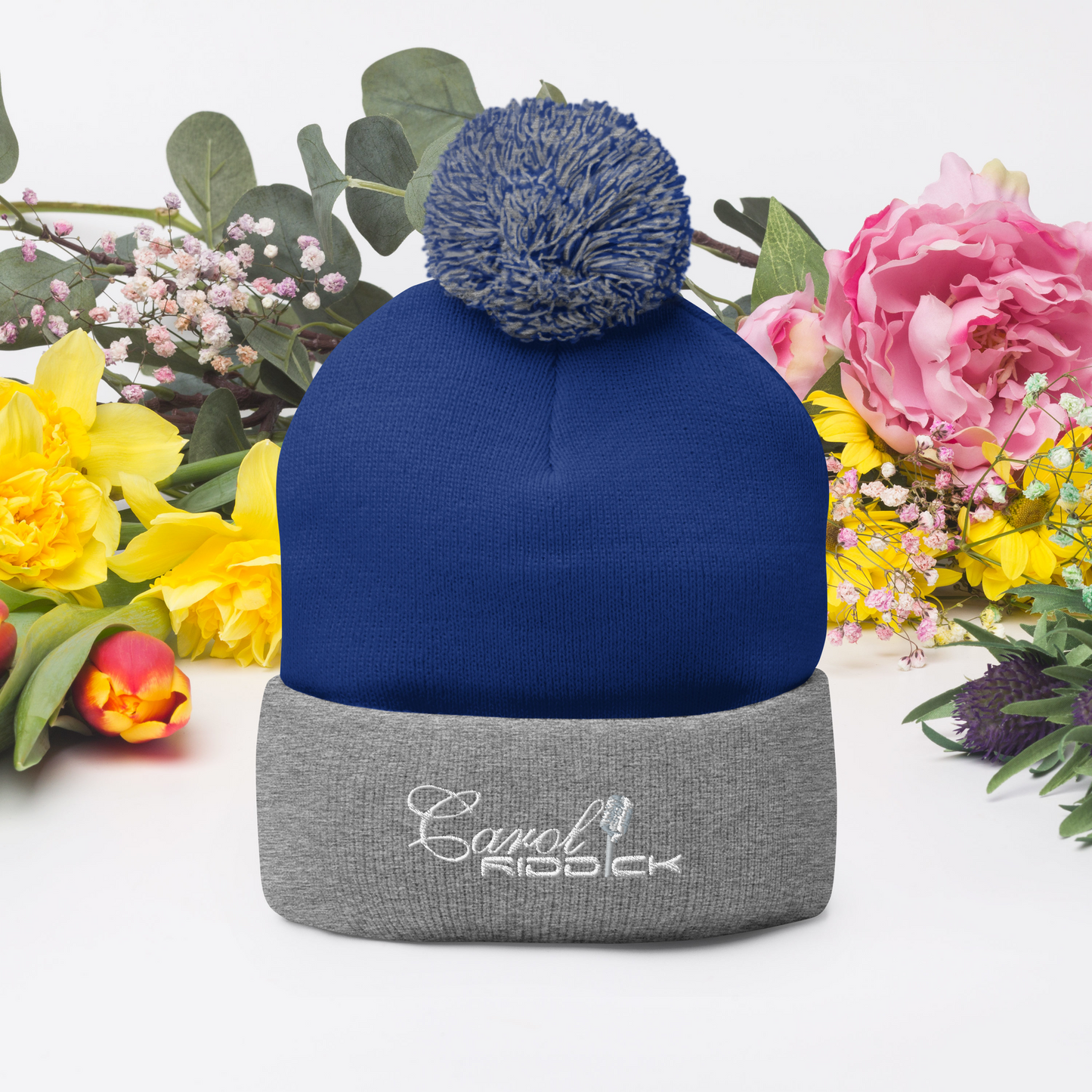 Carol Riddick Pom-Pom Beanie